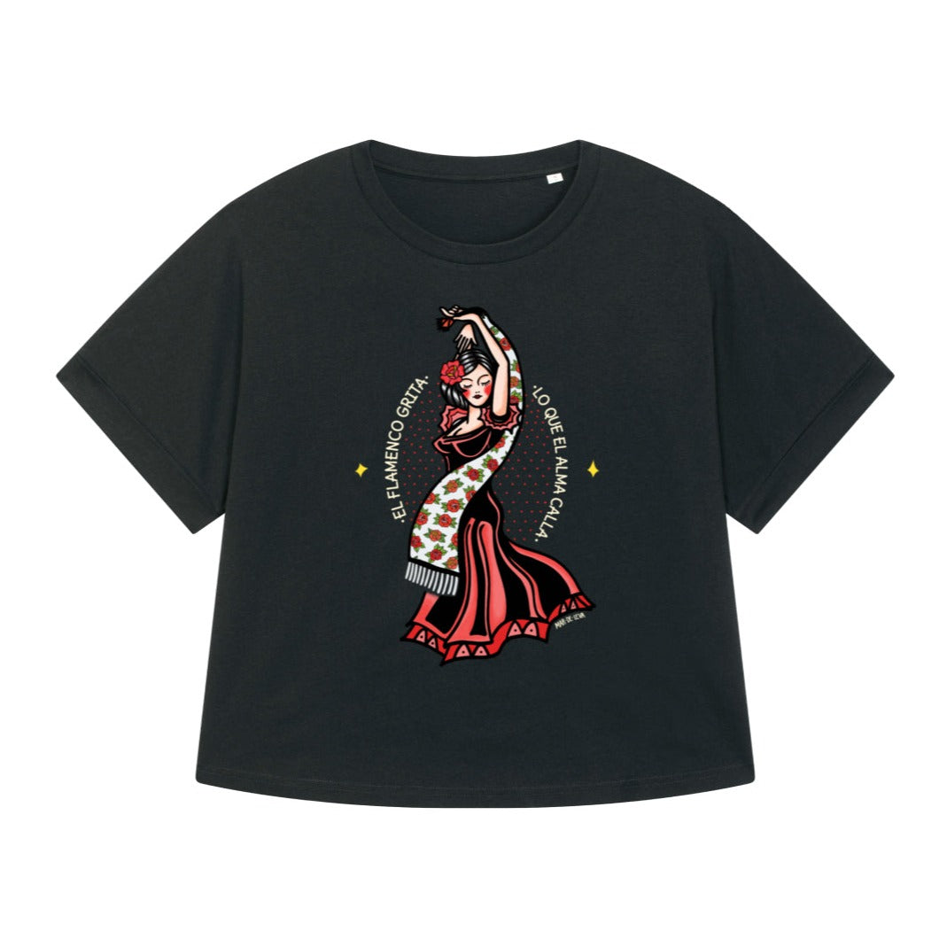 Camiseta El flamenco grita - Mar de Leva