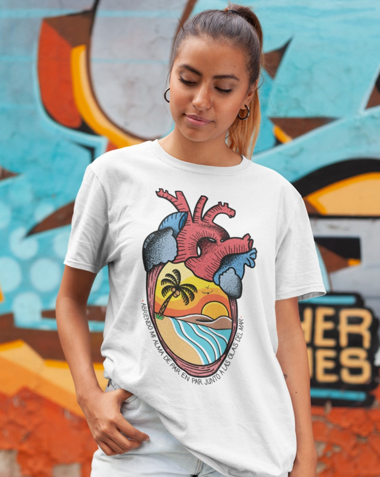 Camiseta Corazón del mar - Mar de Leva