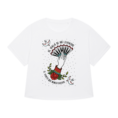 Camiseta dama - Abanico Tradicional - Mar de Leva