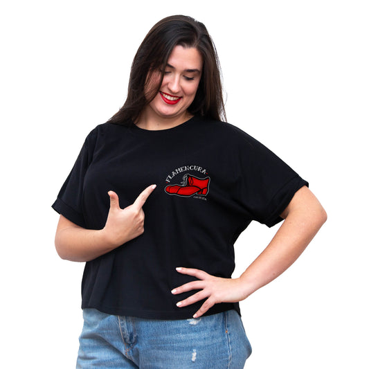 Camiseta Zapatico Flamenco - Pecho Izquierdo - Mar de Leva