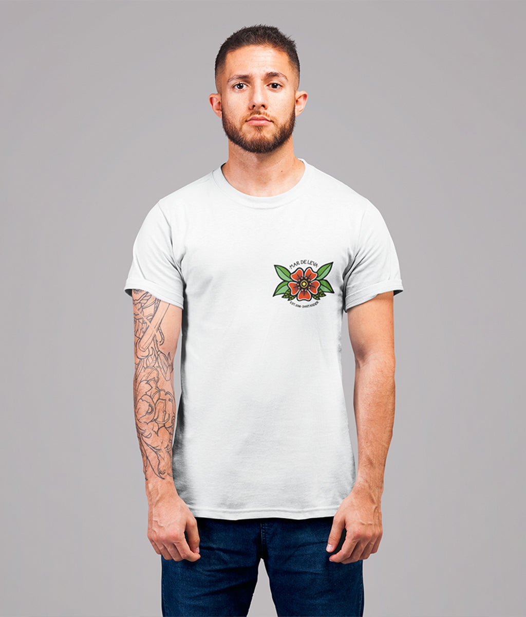 Camiseta Los Raqueros - Pecho y espalda - Mar de Leva