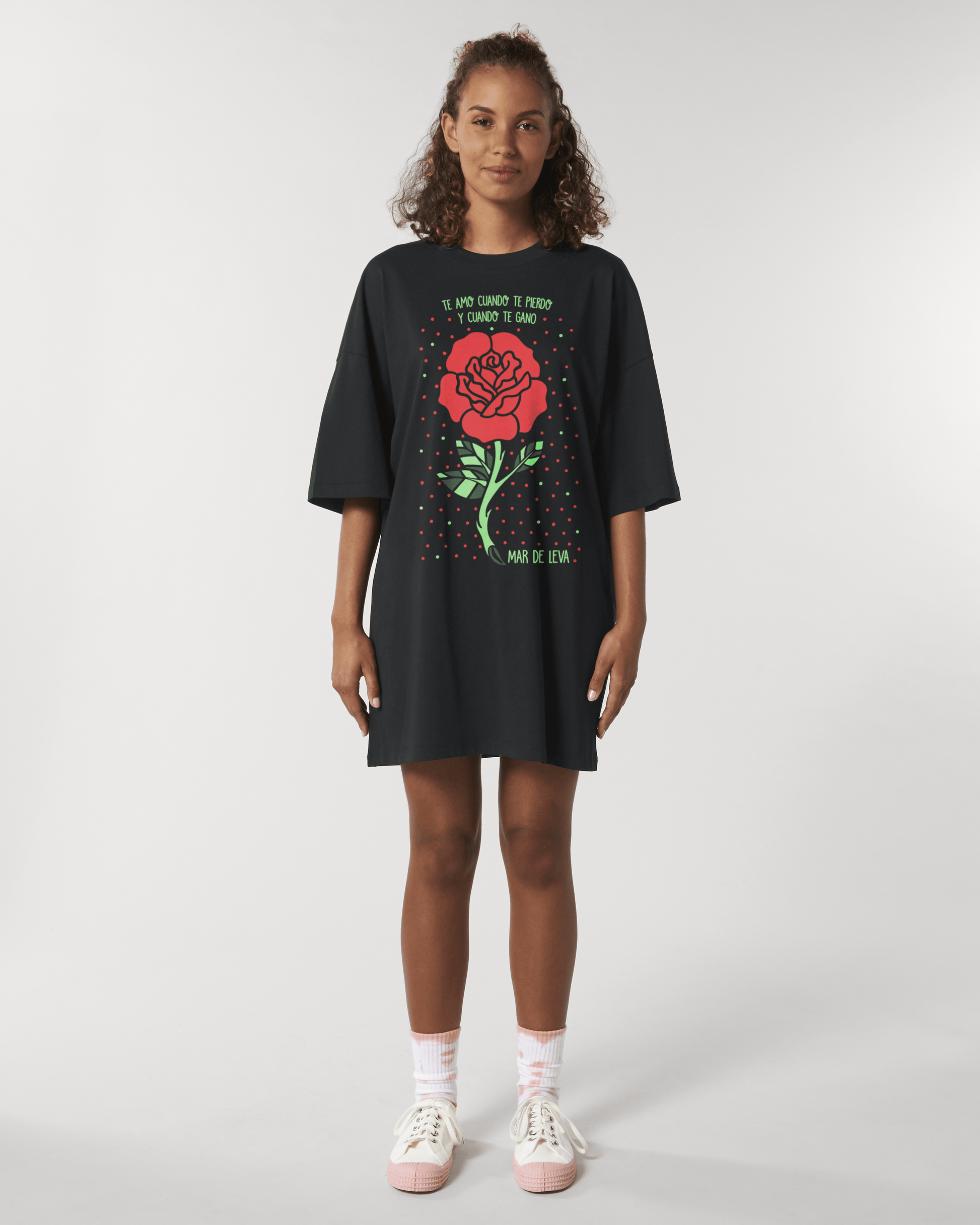 Vestido Camiseta - La Rosa - Mar de Leva