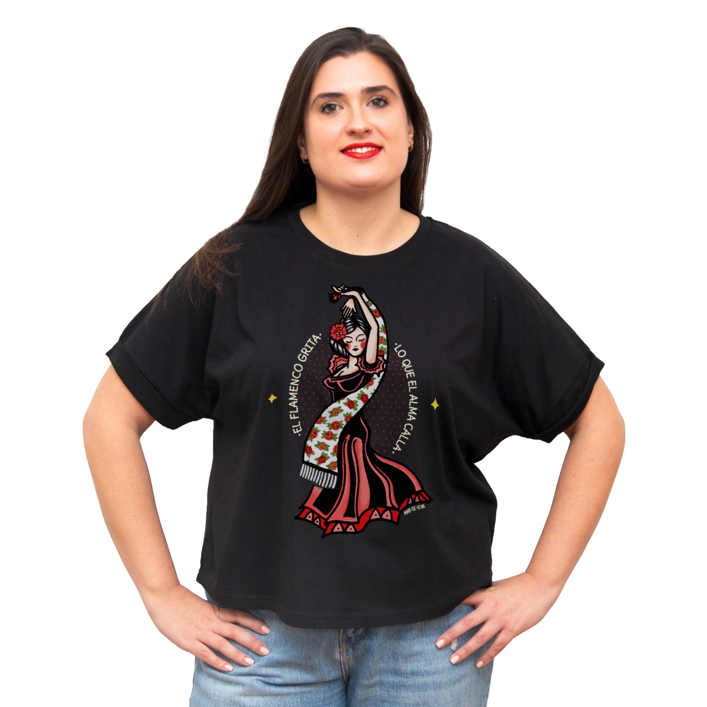 Camiseta El flamenco grita - Mar de Leva